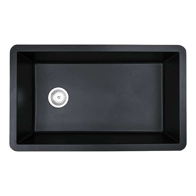 Black Quartz Single Bowl 31×19