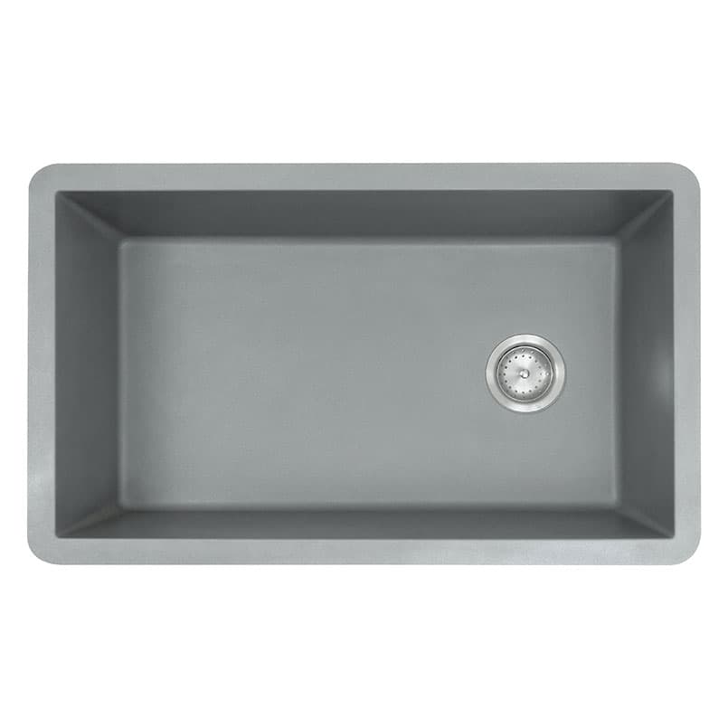 Gray Quartz Single Bowl 31×19