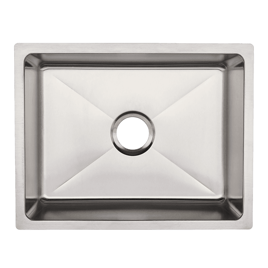 16G Square Stainless Steel Undermount 23×18 Sink