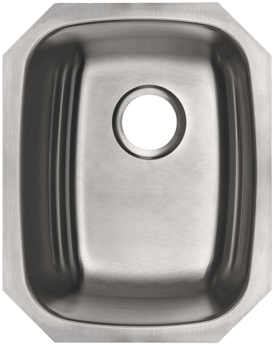 18G Standard Stainless Steel Undermount 18×15 Bar Sink