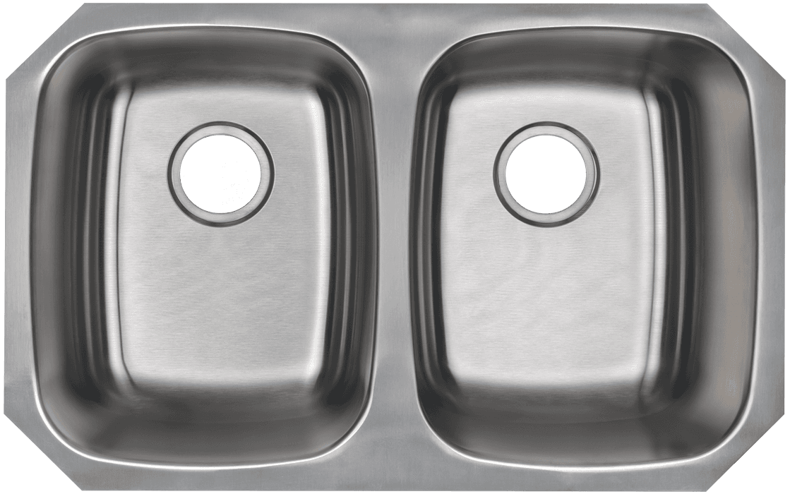 Standard Stainless Steel Undermount 40/40 Sink