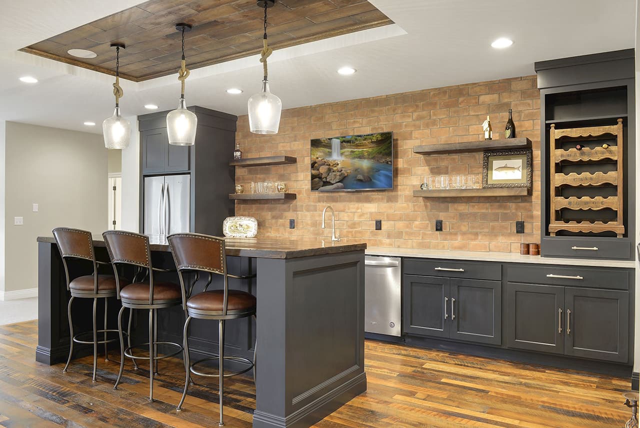 Cabinets, designed in 3D.