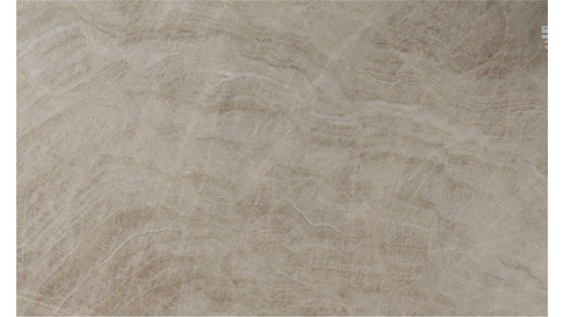 A full quartzite slab — the real thing before you commit
